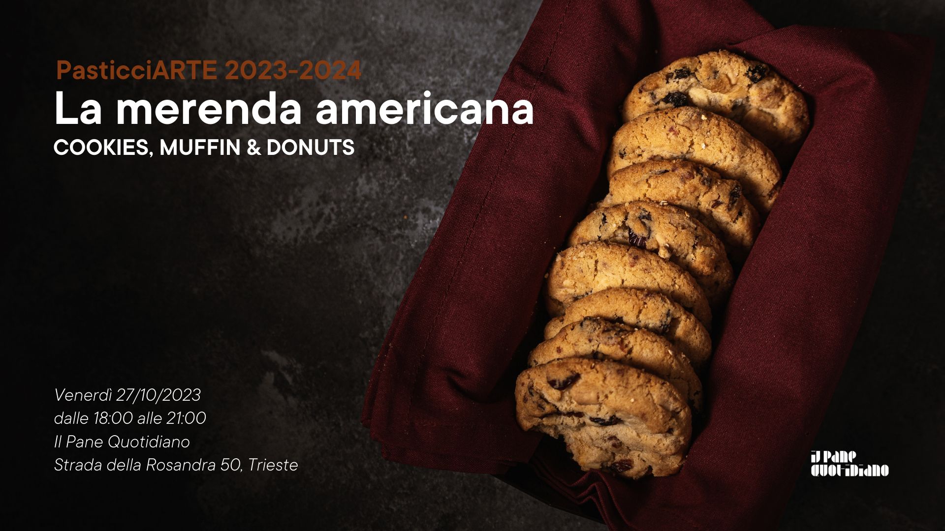 **SOLD OUT** PasticciARTE 8  - La merenda americana: cookies, muffin e donuts